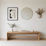small white colour living area with white interior